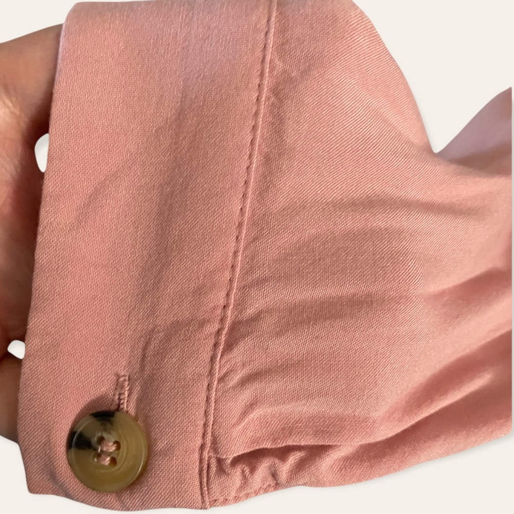 H&M Divided Blush Pink Button up blouse - Picture 3 of 5